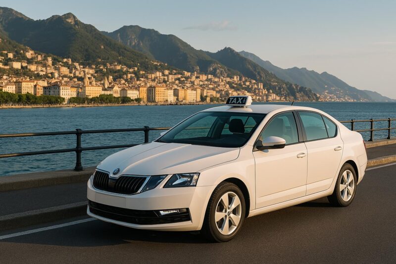 salerno white taxi